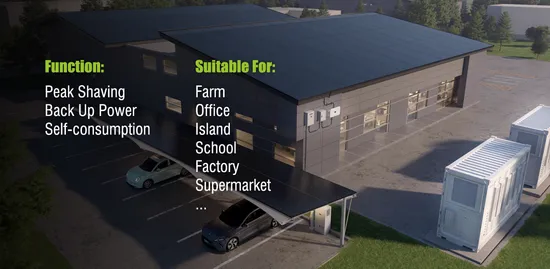 Wonvolt Commercial Solar System 80kw 100kw 150kw 250kw 500kw 600kw 900kw Hybrid Solar Power System for Factory School 