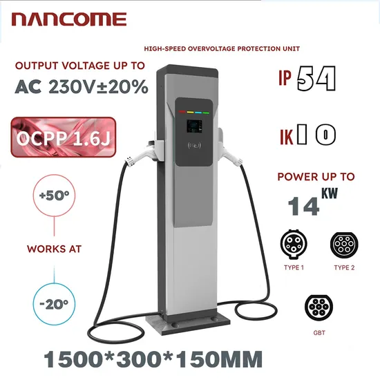 High Power 22kw Byd CCS+GB/T Level 2 IP54 AC EV Charging Station 